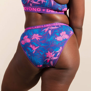 Katrina French Bikini - Bromeliad Ultra Violet