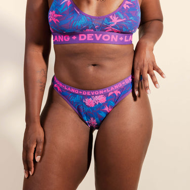 Katrina French Bikini - Bromeliad Ultra Violet