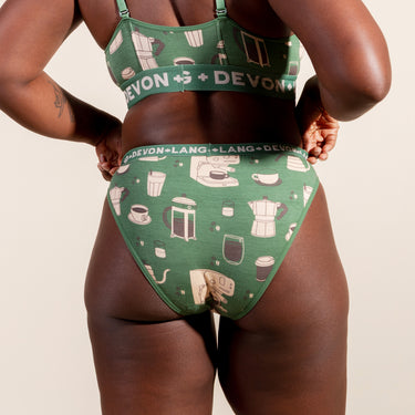 Katrina French Bikini - Coffee