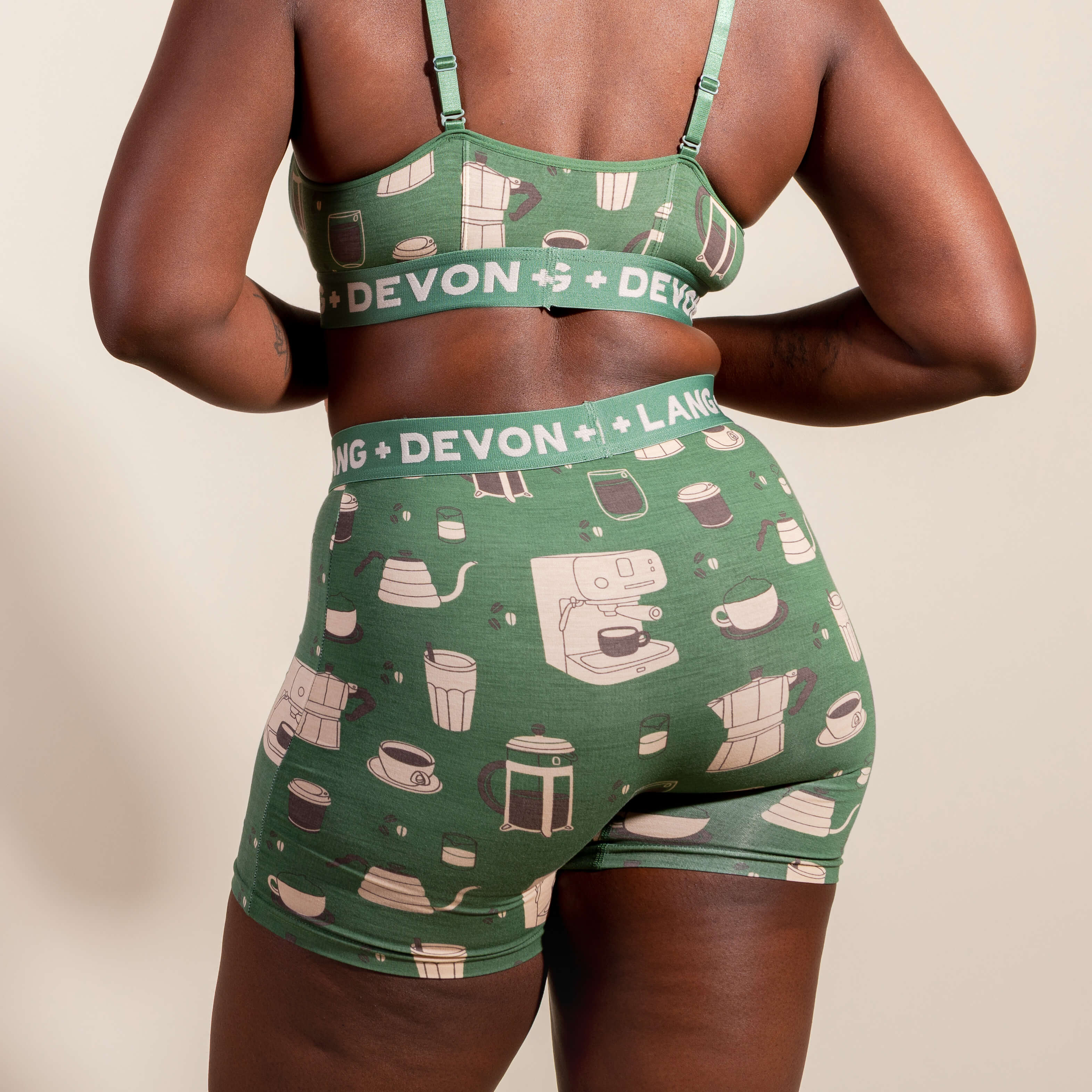 Bria Women's Boxer Brief - Coffee