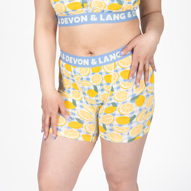 Bria Women's Boxer Brief - Lemon Squeezy