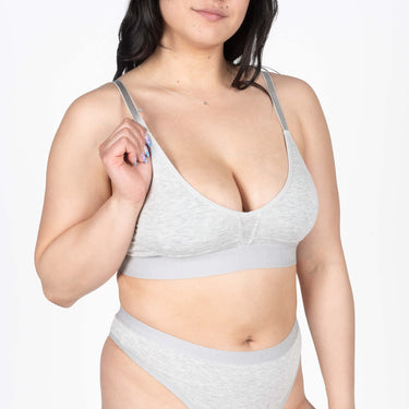 Bria Bralette - Heather Grey