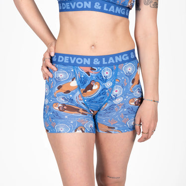 Bria Women's Boxer Brief - Otters