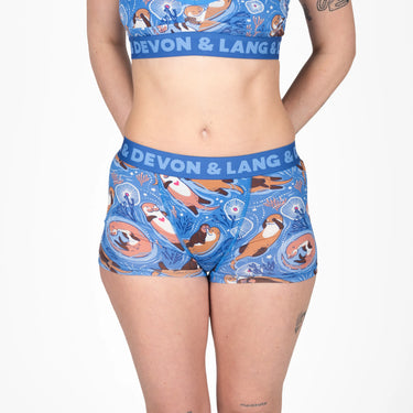 Bria Women's Boyshort - Otters