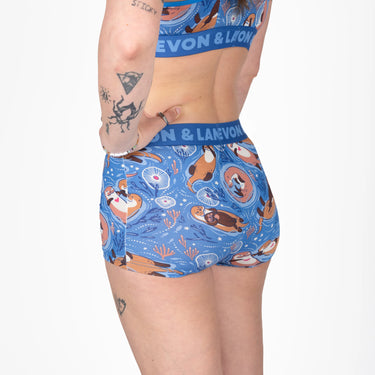 Bria Women's Boyshort - Otters