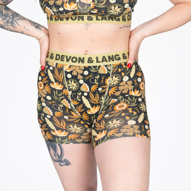 Bria Boxer Brief | Rustic Florals