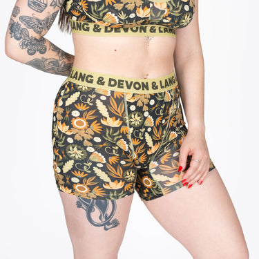 Bria Boxer Brief | Rustic Florals