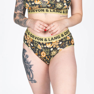 Bria Bikini Brief | Rustic Florals