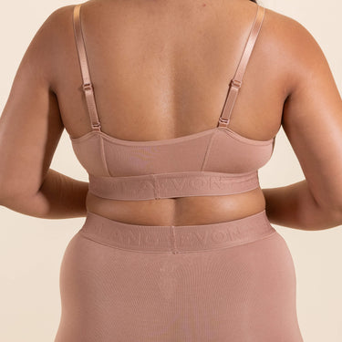 Bria Bralette - No Mesh Panels - Bronze