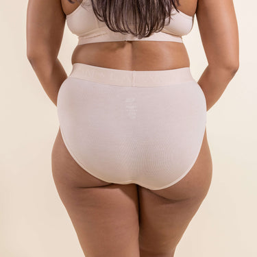 Bria Bikini Brief - No Mesh Panels - Sand