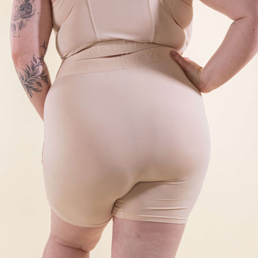 Bria Women's Boxer Brief - No Mesh Panels - Sand