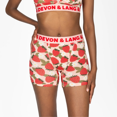Bria Boxer Brief | Wild Strawberry
