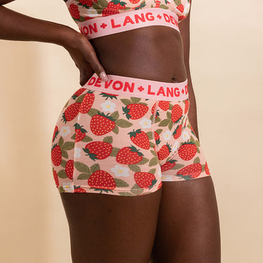 Bria Women's Boyshort - Wild Strawberry