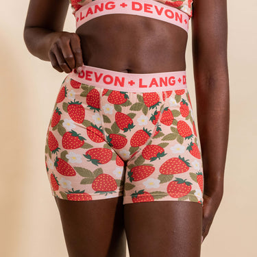 Bria Women's Boxer Brief - Wild Strawberry