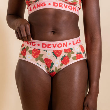 Bria Bikini Brief - Wild Strawberry