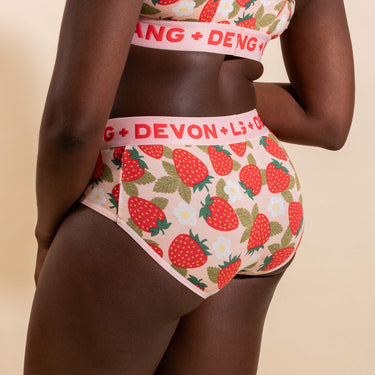 Bria Bikini Brief - Wild Strawberry