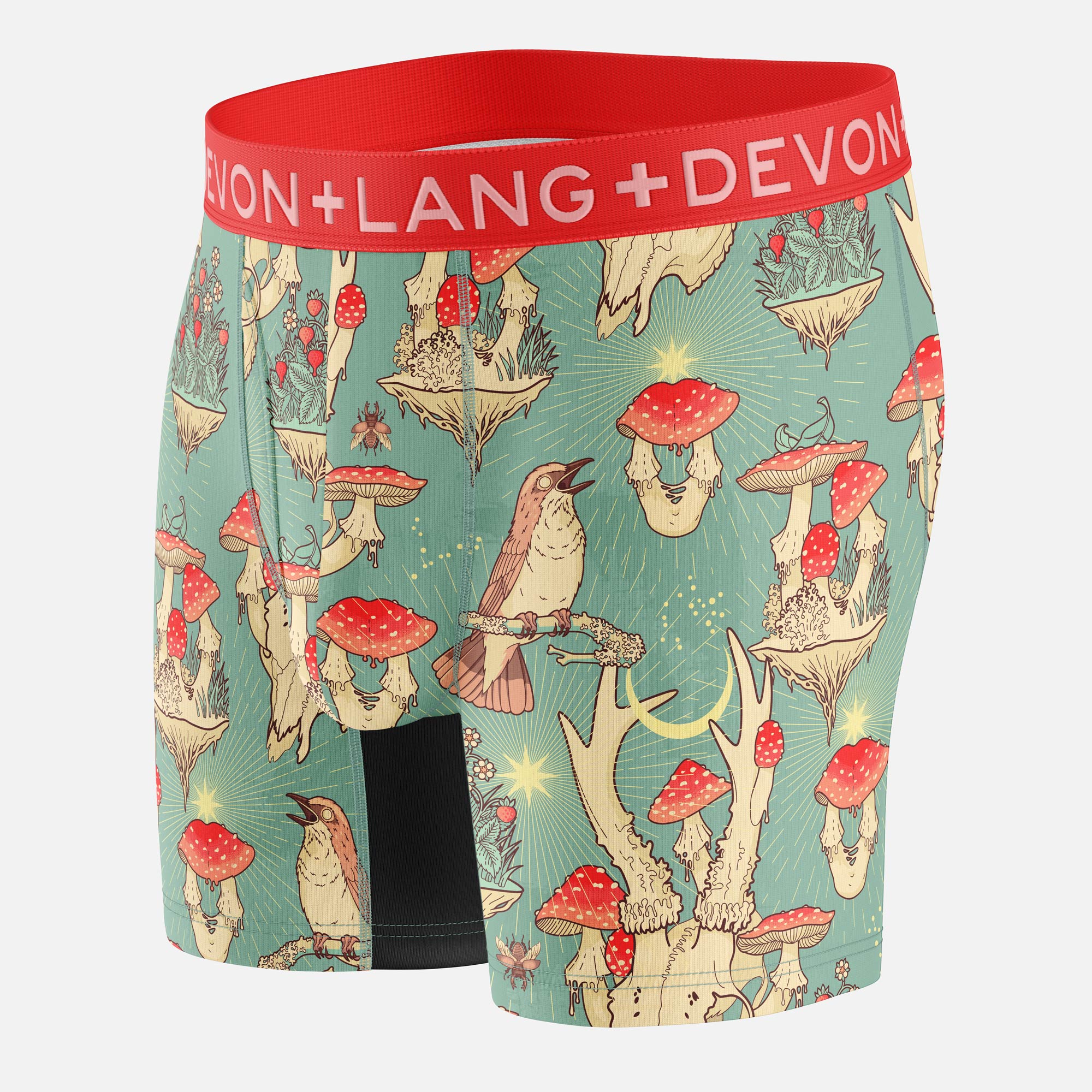 Venture Boxer Brief - Forest Mushrooms