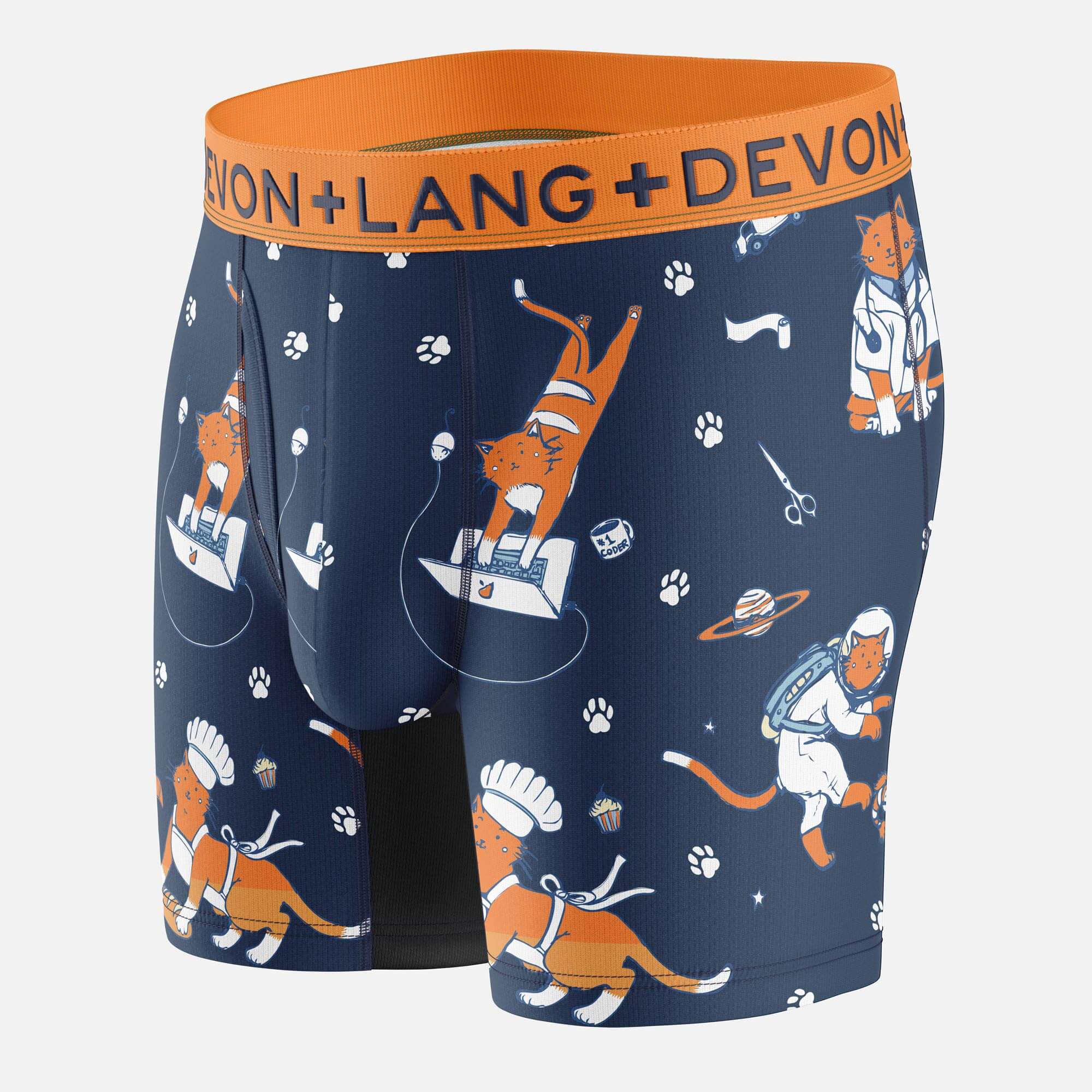 Journey Boxer Brief - Cats with Jobs