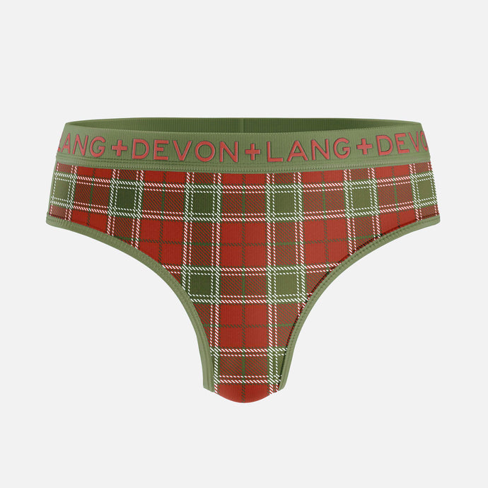 Katrina Everyday Thong - Vintage Tartan
