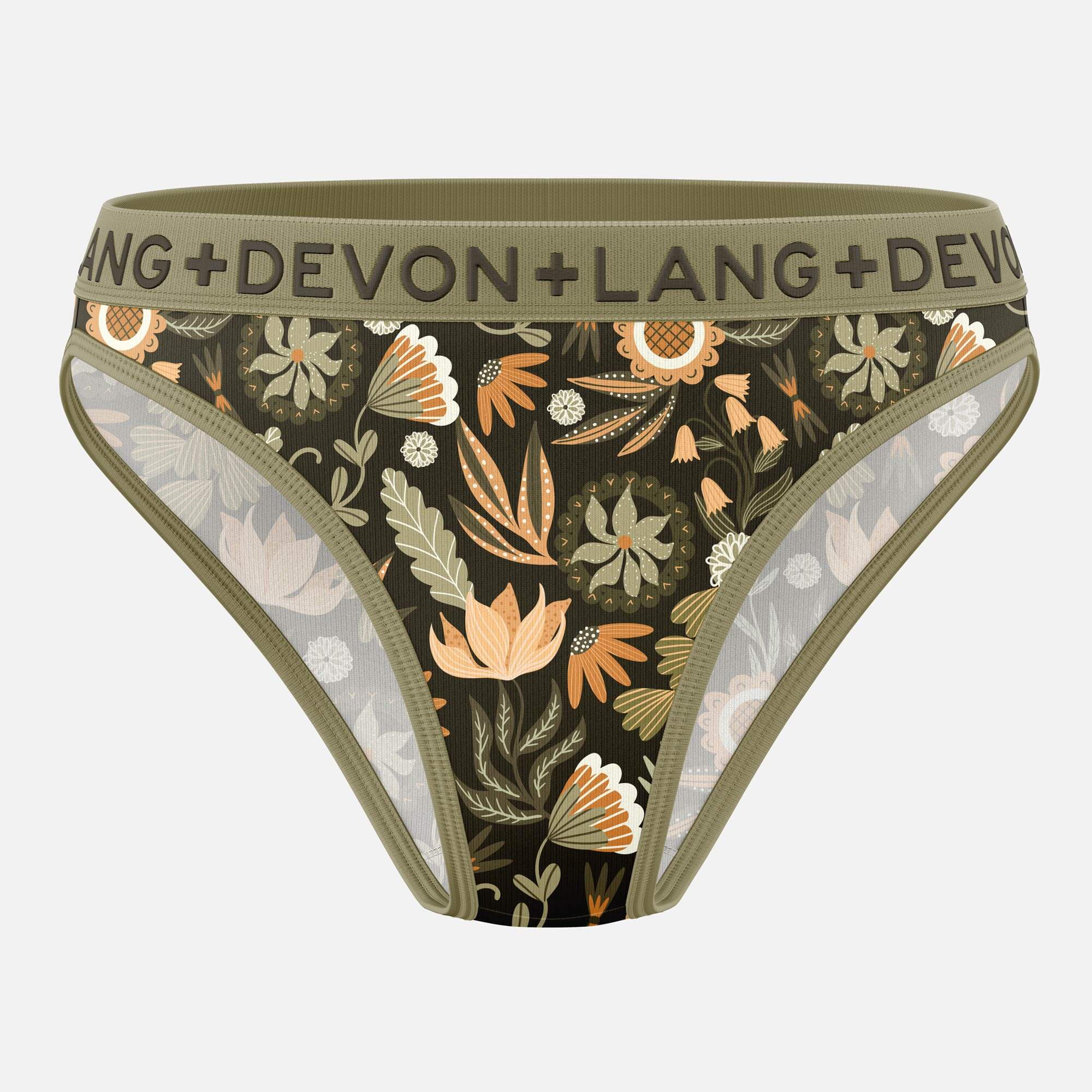 Katrina French Bikini - Rustic Florals
