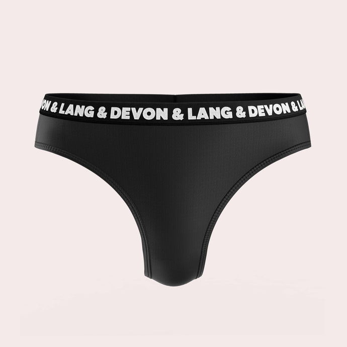 Katrina Everyday Thong - Hi-Contrast Obsidian