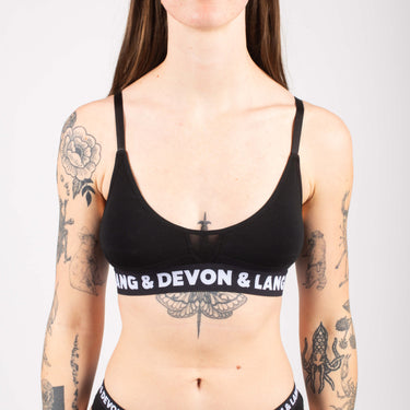 Bria Bralette - Hi-Contrast Obsidian