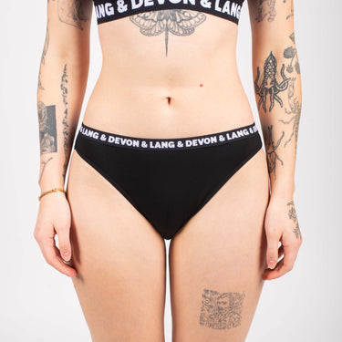 Katrina French Bikini - Hi-Contrast Obsidian
