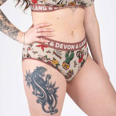 2026 Bria Bikini Brief - Vintage Outlaw