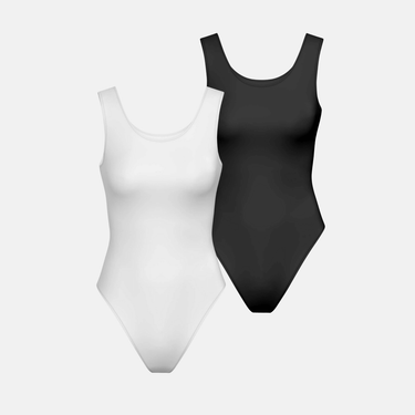 Emily Tank Bodysuit - Multi-Packs - Glacier/Obisidian