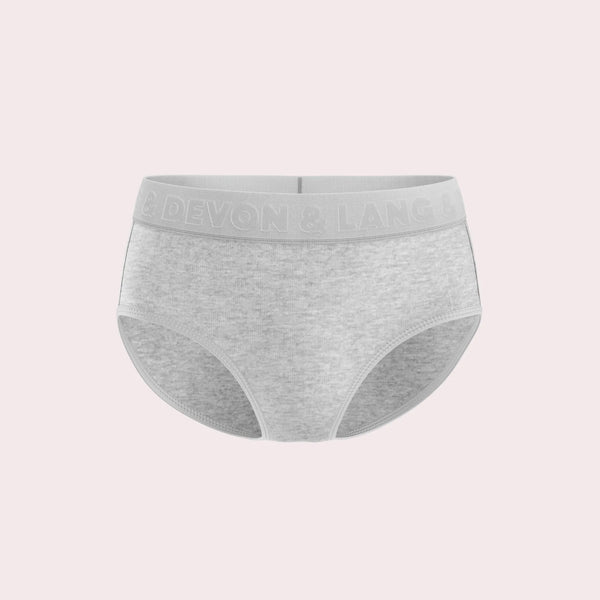 Bria Bikini Brief | Heather Grey