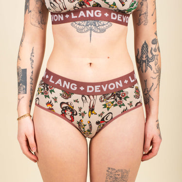 Bria Bikini Brief - Vintage Outlaw