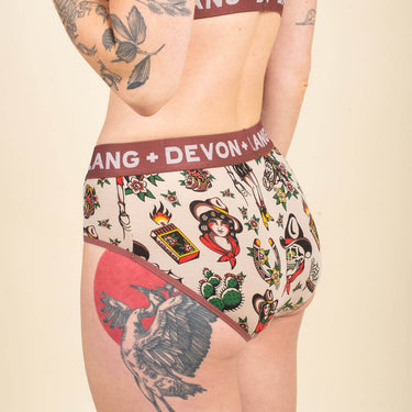 Bria Bikini Brief - Vintage Outlaw