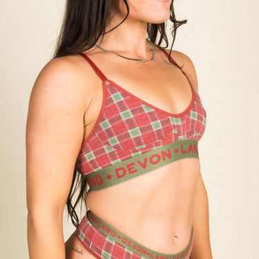 Bria Bralette - Vintage Tartan