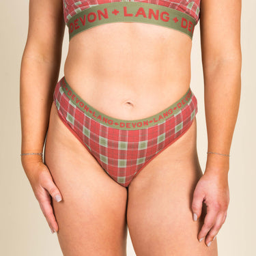 Katrina Everyday Thong - Vintage Tartan