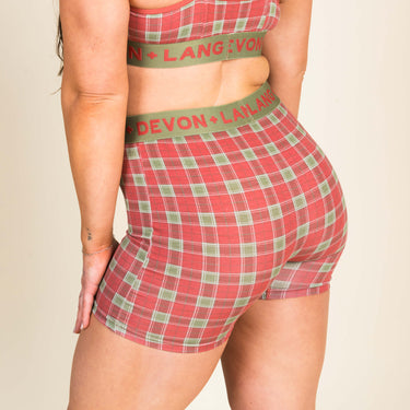 Bria Women's Boxer Brief - Vintage Tartan