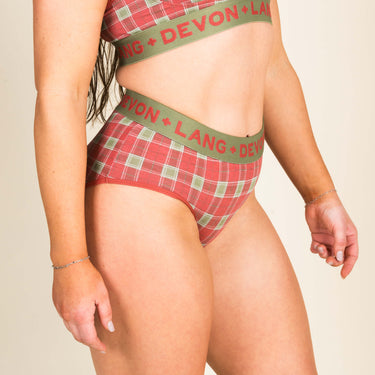 Bria Bikini Brief - Vintage Tartan