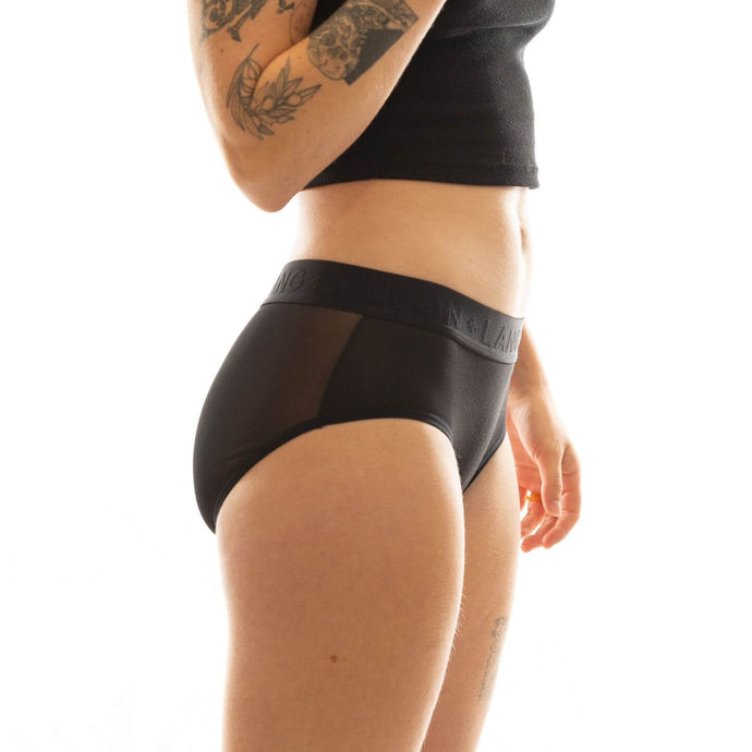 LOVED. Pouchless Bikini Brief - Obsidian