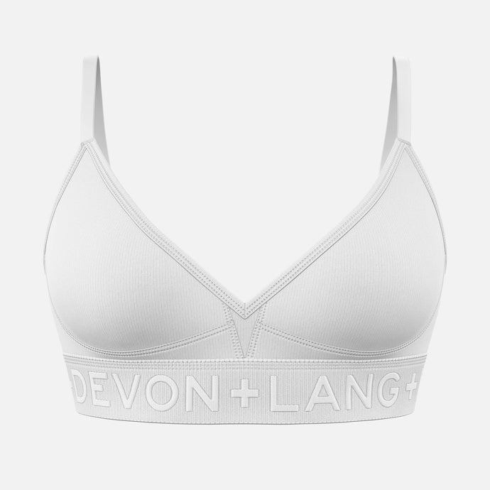 Bria Bralette - Glacier White