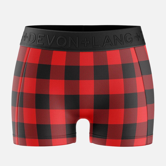 Bria Women's Boyshort - Girls - Buffalo Plaid