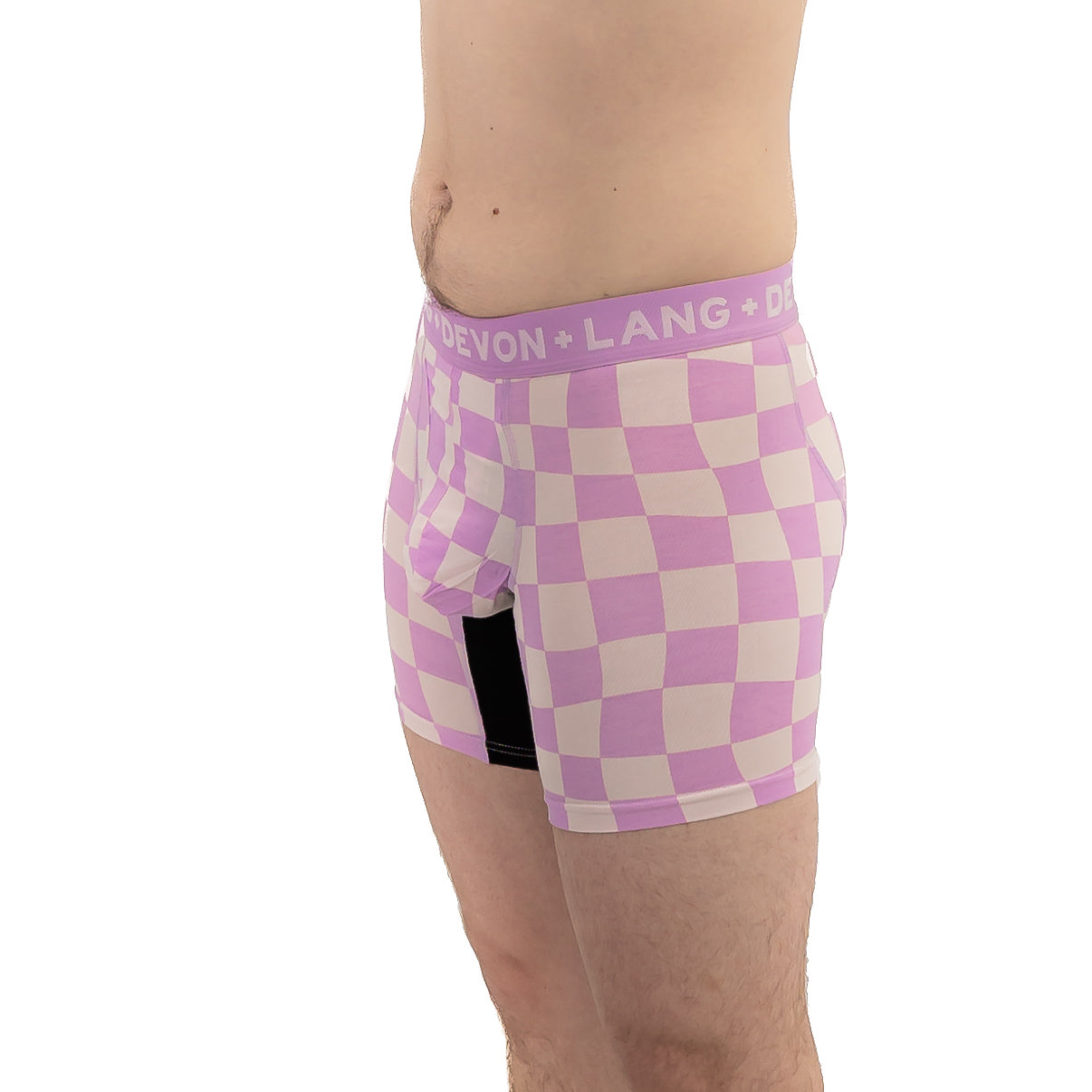 Journey Boxer Brief - Pink Check
